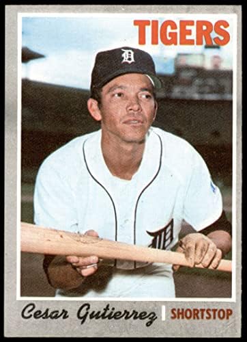 1970 Topps 269 Cesar Gutierrez Detroit Tigers Tigers