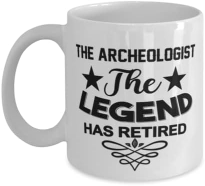 ארכיאולוג ספל, האגדה יש בדימוס, חידוש ייחודי מתנת רעיונות לארכיאולוג, קפה ספל תה כוס לבן