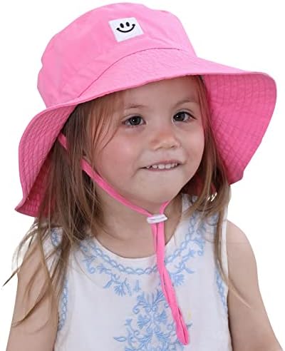 כובעי דלי לתינוק Vashion 0-6 חודשים ו 6-12-24 חודשים 2-5T UPF50+ כובעי שמש לתינוק