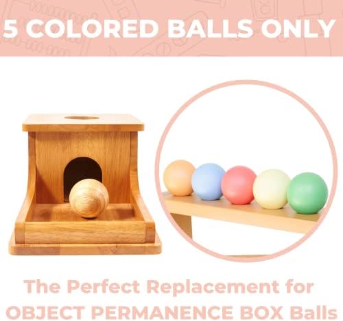 קשת כדור סט עבור מונטסורי כדור גשש-בשלל צבעים החלפת כדור סט-צבע קביעות אובייקט כדורי-עץ צעצועי עבור