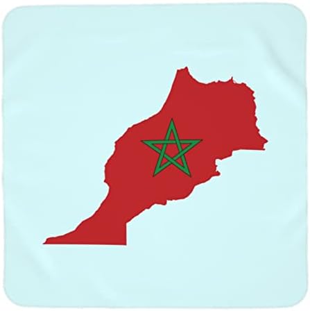 דגל מרוקו שמיכה לתינוקות מקבלת שמיכה לעטיפת כיסוי חוט -יילוד של תינוקות