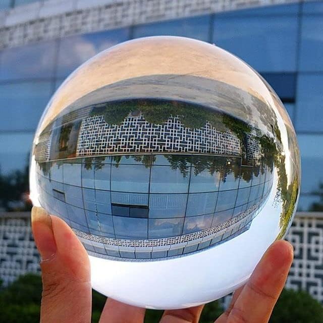 Xiaojia 80/100/110 ממ עדשה ברורה כדור גביש כדורי זכוכית כדורי קריסטל טבעיים לקישוט הכדור צילום בית מלאכה
