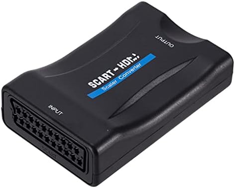 Renslat 1080p Scart ל- HDMI Video Video Audio Audio Converter מתאם עבור DVD של HD TV DVD עבור