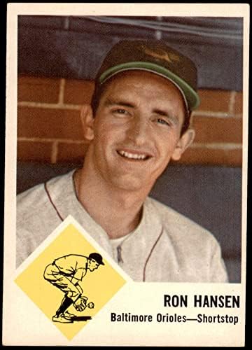 1963 Fleer 2 Ron Hansen Baltimore Orioles ex orioles