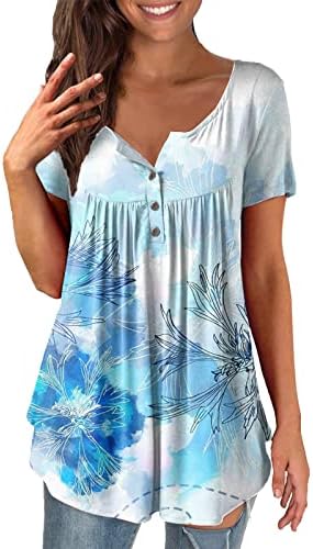 קיץ רופף בכושר חולצות ארוך שרוול קלאסי כיכר צוואר טרנדי מקרית קל משקל פסים נשים חולצה