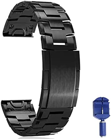 רצועת השעון של סגסוגת טיטניום אנקנג רצועות שורש כף יד מהירות עבור גרמין פניקס 7 איקס 7 6 5 5 איקס פלוס / 6 6