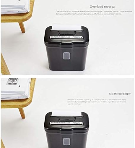 נייר מגרסה, ציוד משרדי מגרסה 5 גיליונות של 5 ליטר של פסולת נייר קיבולת 320 * 190 * 375 ממ אילם עבור בית משרד