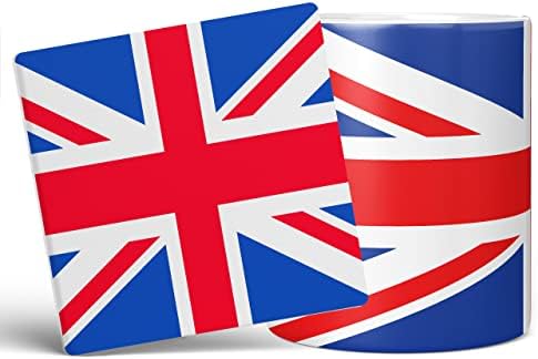 מפלצת ספל-דגל עטיפה מלא של יוניון ג ' ק, מזכרת בריטית או לונדון, מתנת יובל - ספל / כוס קפה קרמי, מתנה לגברים