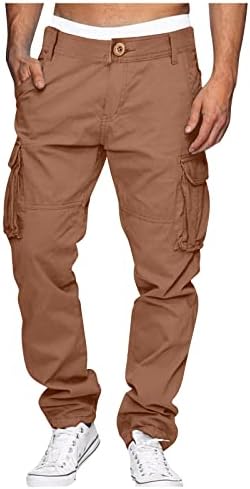 מכנסי טרנינג דודובבי לגברים מכנסי טרנינג מכנסיים מרובי כיס מכנסיים מזדמנים מכנסיים מכנסיים כותנה מכנסיים