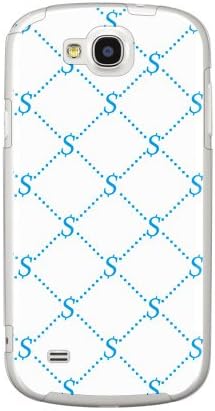 Monogram Skin Sope S Spore לבן X עיצוב כחול על ידי ROTM/עבור Galaxy S III Progre SCL21/AU ASCL21-PCCL-202-Y355