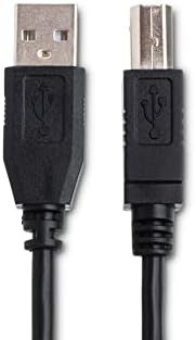 Hosa USB-205AB מסוג A לסוג B כבל USB במהירות גבוהה, 5 רגל