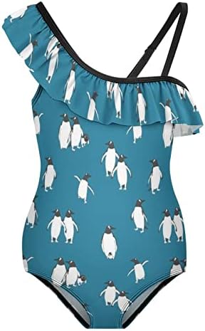 חתול עשב פינגווין האטלנטי בנות בגדי ים אחת כתף לפרוע בגדי ים בגד ים וחוף