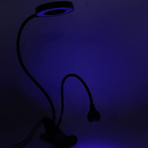 ציפורן UV הניתן לכיפוף 2 ב 1 מנורת ריפוי של צוואר צווארון, מנורות שולחן כופף בהירות מנורת שולחן אמנות